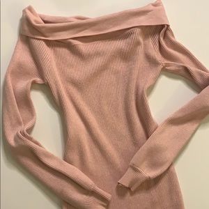 Guess Off-the-Shoulder Sweater Blush Pink S